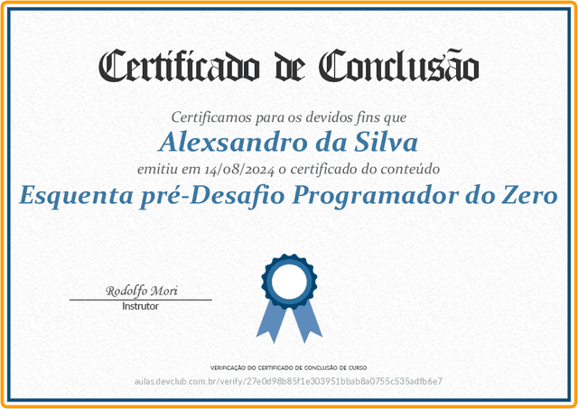 certificadoDevClub